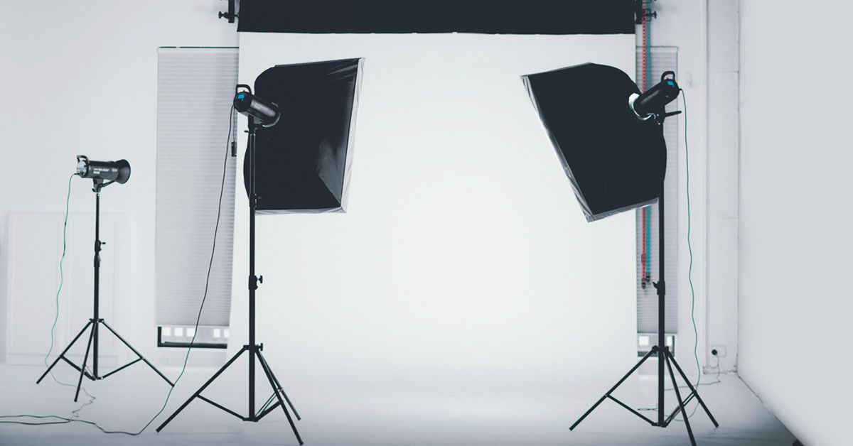 studio lighting setup for product photography